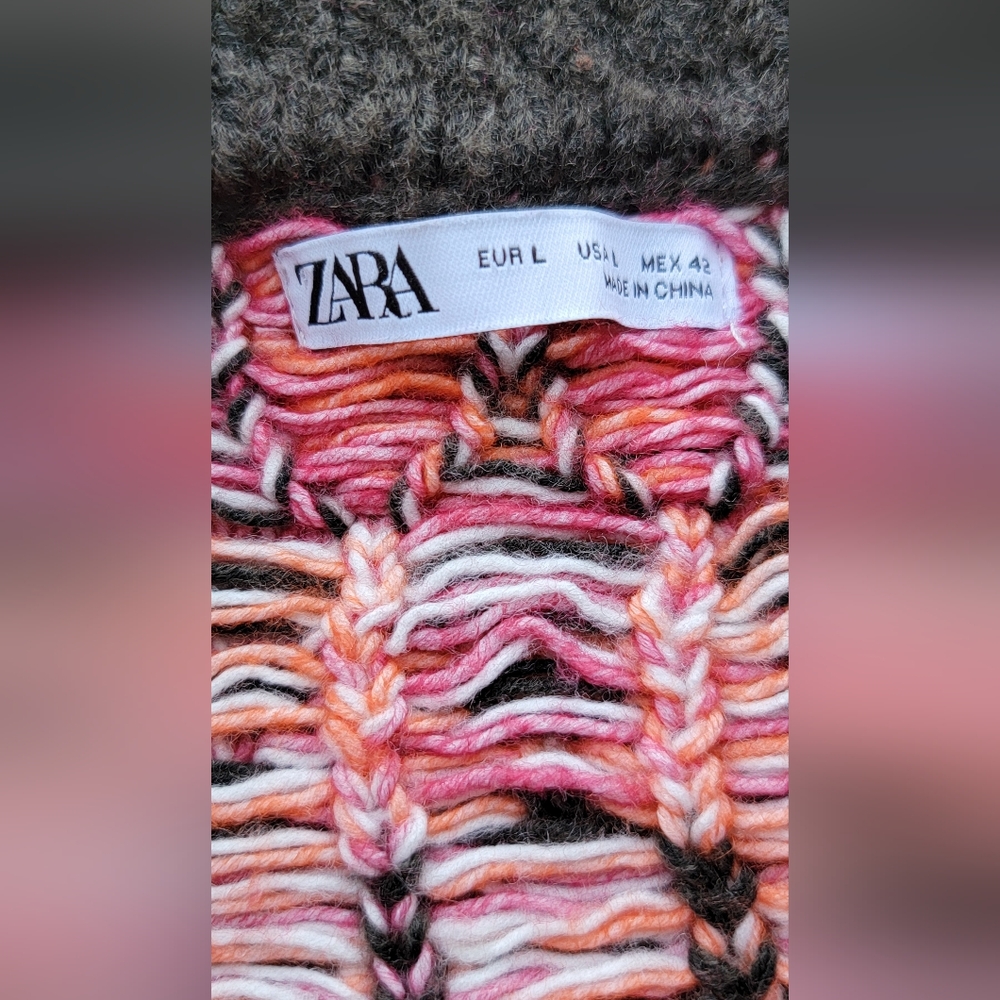 Zara Patterned Sweater - image 5